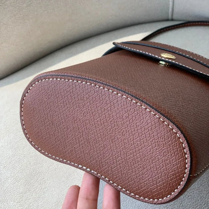 2024 New Mini Bucket Crossbody Cellphone Pouch Trendy All-match Box Bags Versatile Casual Commuter Travel Shopping Handbags