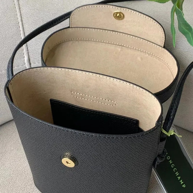 2024 New Mini Bucket Crossbody Cellphone Pouch Trendy All-match Box Bags Versatile Casual Commuter Travel Shopping Handbags
