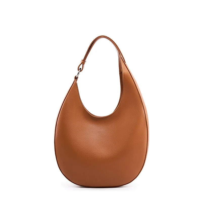 2024 New Minority Designer Crescent Bag Large Capacity Commuter Underarm Shoulder Bags Casual Solid Women Totes Trendy Purses