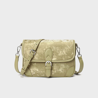 2024 New One Shoulder Fashion Stick Retro Chinese Style Small Square Bag Underarm Bag Crossbody Bag