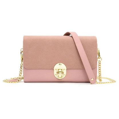 2024 New One-shoulder Messenger PU Trend Texture Retro Diagonal Female Simple Chain All-match Small Square Bag