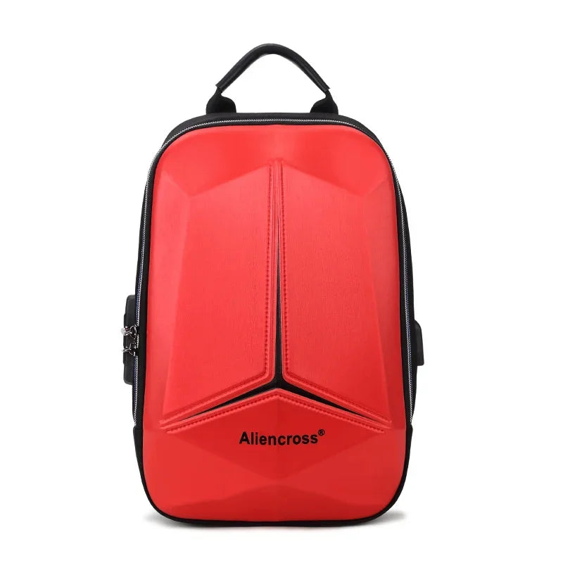 2024 New Polyhedron Men chest With USB charging Shoulder Bag husband Waterproof Password anti-theft crossbody bag Chest Pack