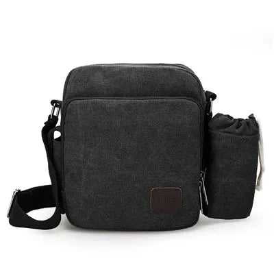 2024 New Retro Canvas Large-capacity Leisure Multi-functional Men's Shoulder Messenger Bag
