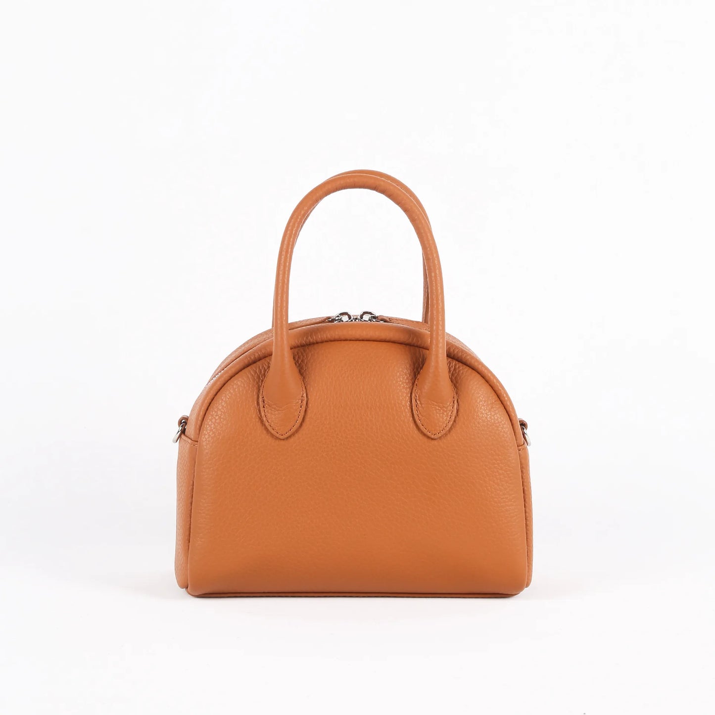 2024 New Simple Lady Boston Bag Lichee Pattern Soft Cowhide Handbag Commuter Casual All-match Versatile Purses Fashion Bolsos