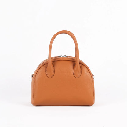 2024 New Simple Lady Boston Bag Lichee Pattern Soft Cowhide Handbag Commuter Casual All-match Versatile Purses Fashion Bolsos