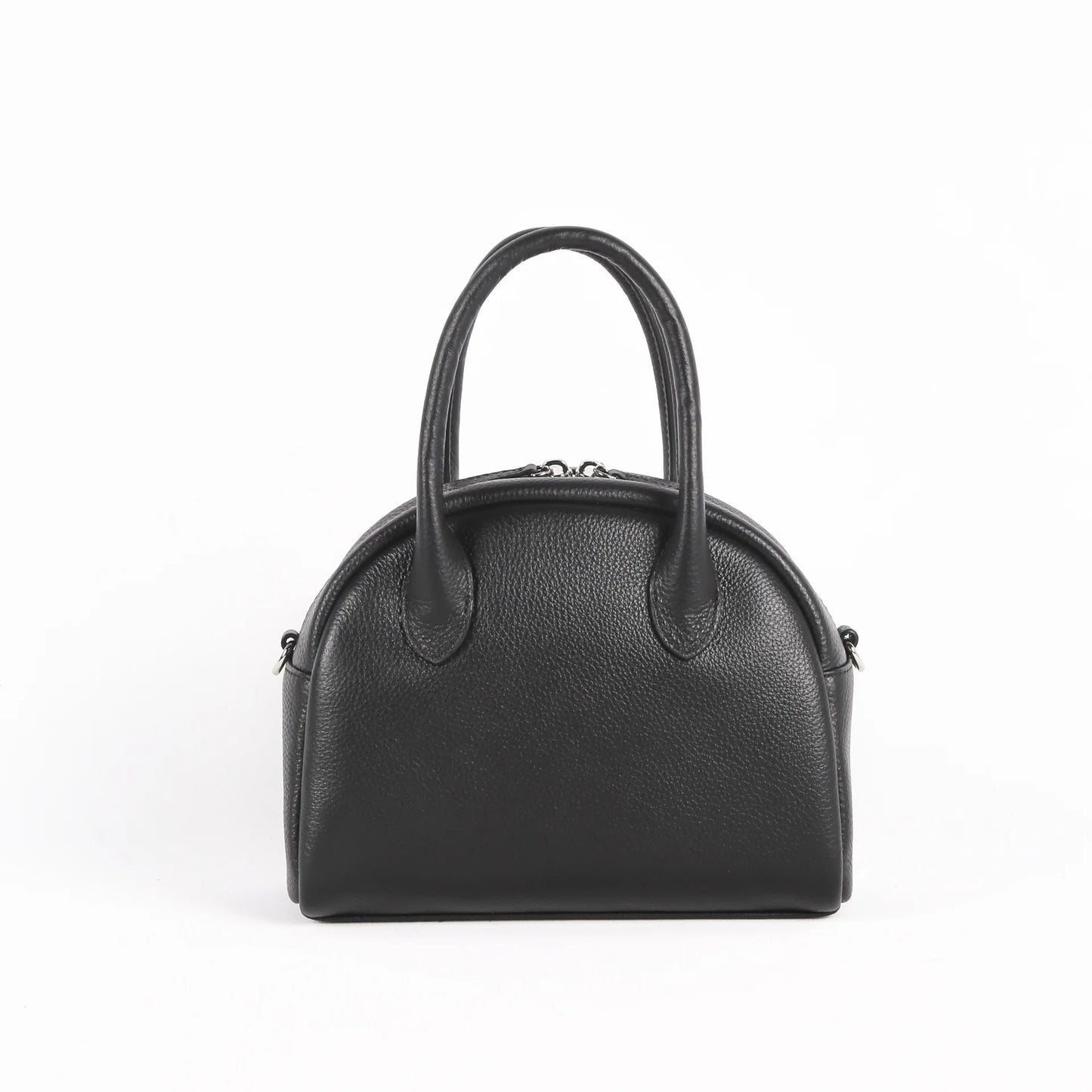 2024 New Simple Lady Boston Bag Lichee Pattern Soft Cowhide Handbag Commuter Casual All-match Versatile Purses Fashion Bolsos