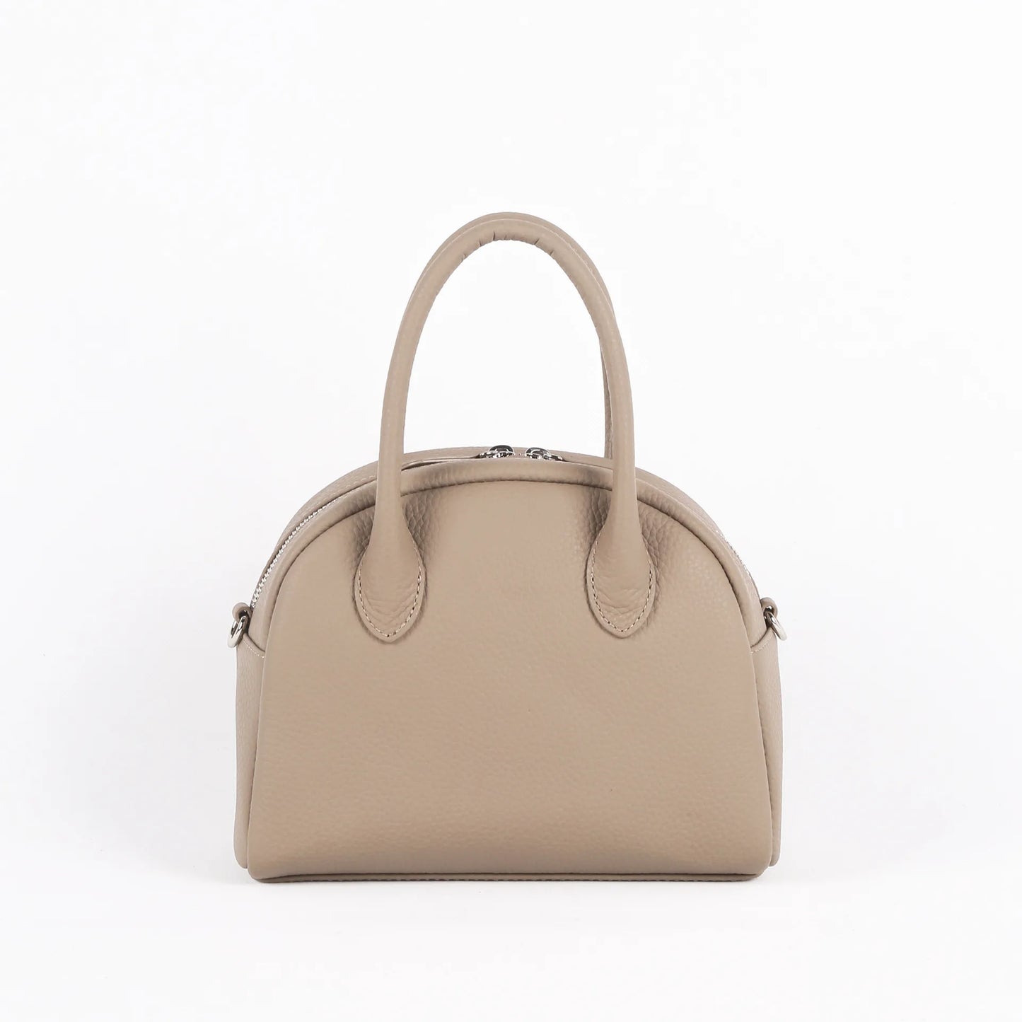 2024 New Simple Lady Boston Bag Lichee Pattern Soft Cowhide Handbag Commuter Casual All-match Versatile Purses Fashion Bolsos