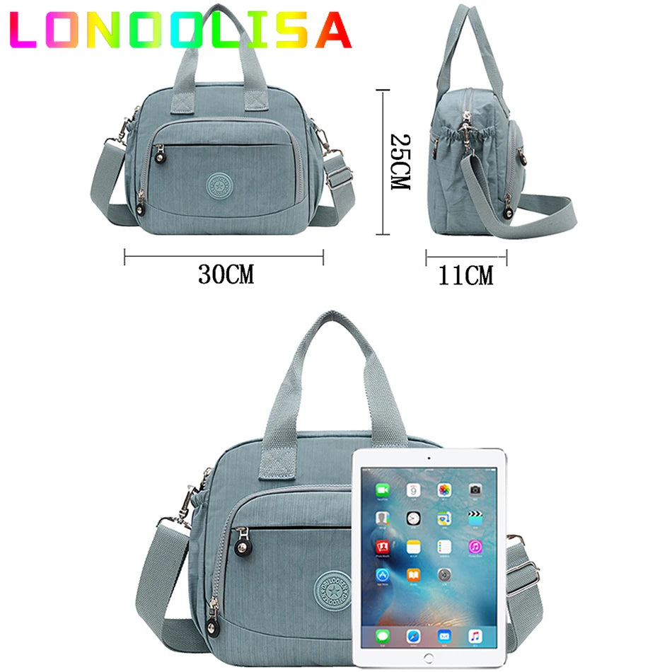 2024 New Solid Color Designer Women Shoulder Bags Casual Multifunctional Women's Handbag High-quality Nylon Ladies Crossbody Bag