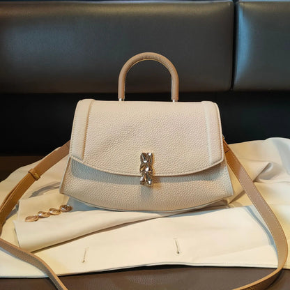 2024 New Trend Light Luxury Ladies Leather Bag Commuter All-match Crossbody Handbags Large Capacity Versatile Purse Bolsos