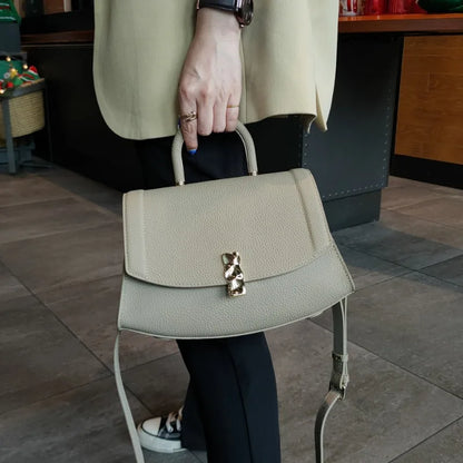 2024 New Trend Light Luxury Ladies Leather Bag Commuter All-match Crossbody Handbags Large Capacity Versatile Purse Bolsos