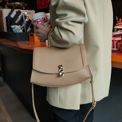 2024 New Trend Light Luxury Ladies Leather Bag Commuter All-match Crossbody Handbags Large Capacity Versatile Purse Bolsos