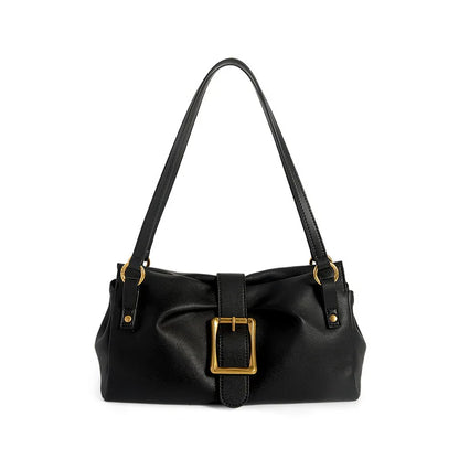 2024 New Underarm Shoulder Bags For Women Gashion Elegant Cowhide Handbags Commuter All-match Purses Clutch Female Bolsas