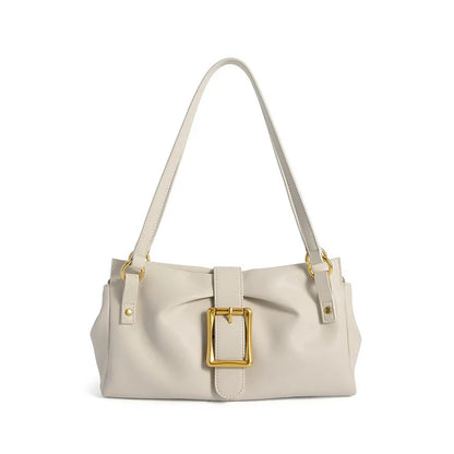 2024 New Underarm Shoulder Bags For Women Gashion Elegant Cowhide Handbags Commuter All-match Purses Clutch Female Bolsas