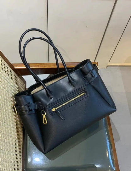 2024 New Versatile Handbag Large Capacity Handbag One Shoulder Underarm Commuting Retro Bag