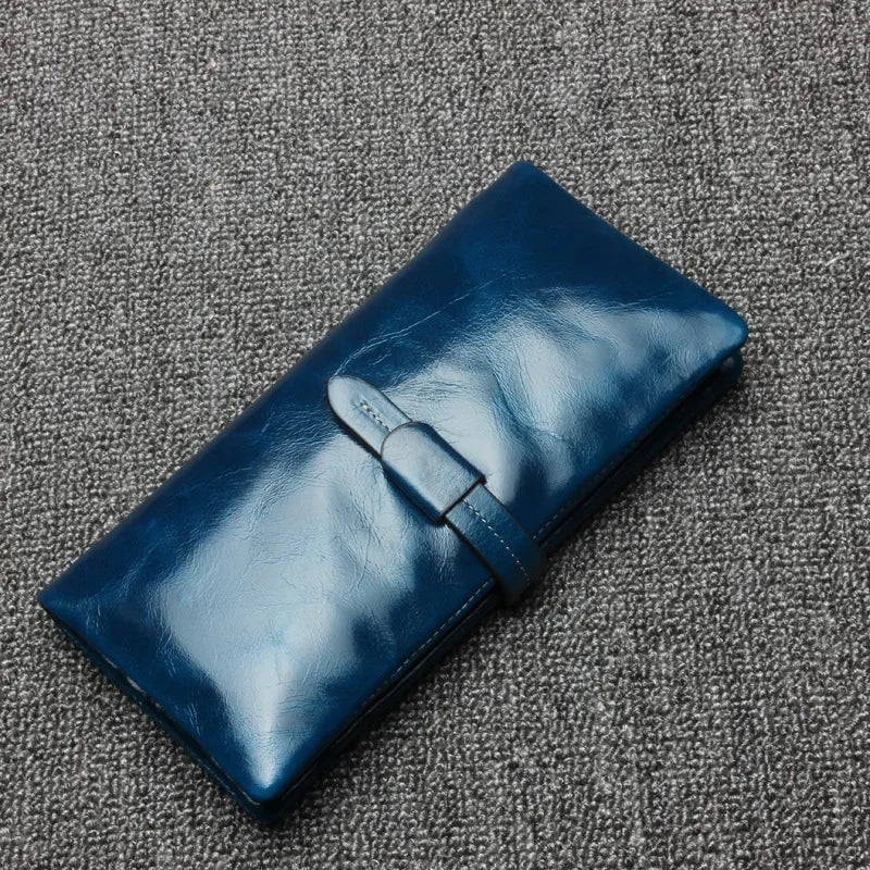 2024 New Wallet Long Women's Wallet Large Capacity First Layer Cowhide Clutch Coin Purse Card Designer Bags Luxury