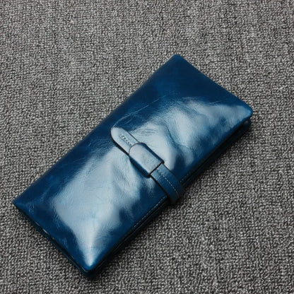 2024 New Wallet Long Women's Wallet Large Capacity First Layer Cowhide Clutch Coin Purse Card Designer Bags Luxury
