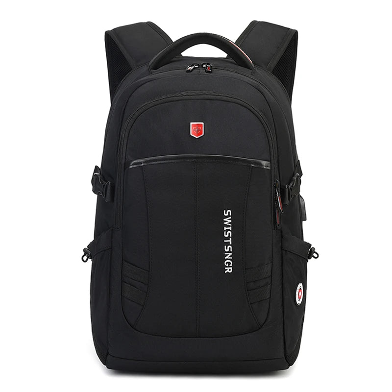 2024 New Waterproof Backpacks USB Charging School Bag Anti-theft Men Backpack Fit 17.3 Inch Laptop Travel Backpack Male Mochila