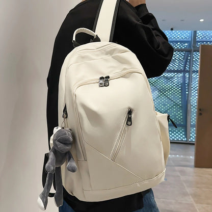 2024 New Waterproof Nylon Backpack for Women Multi-Pocket Travel Bagpack Female School Bag for Teenage Girls Boys Book Mochilas