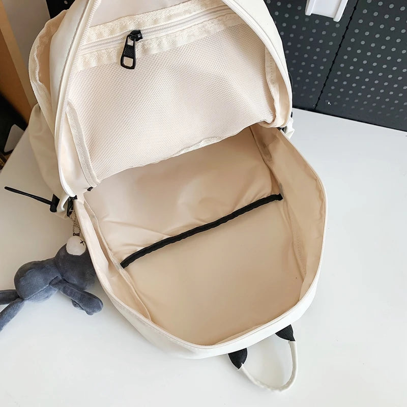 2024 New Waterproof Nylon Backpack for Women Multi-Pocket Travel Bagpack Female School Bag for Teenage Girls Boys Book Mochilas