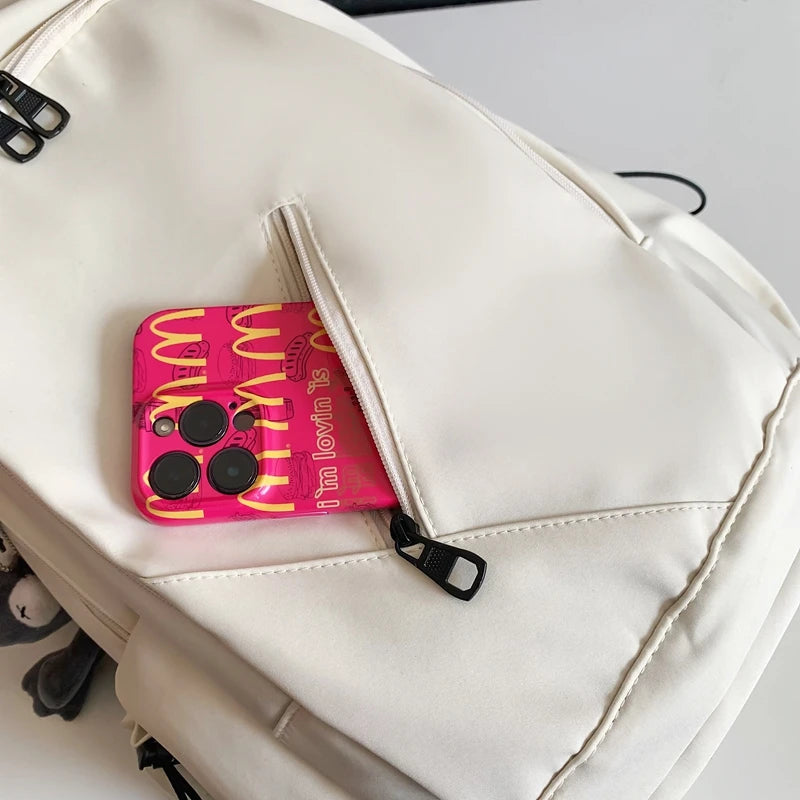 2024 New Waterproof Nylon Backpack for Women Multi-Pocket Travel Bagpack Female School Bag for Teenage Girls Boys Book Mochilas