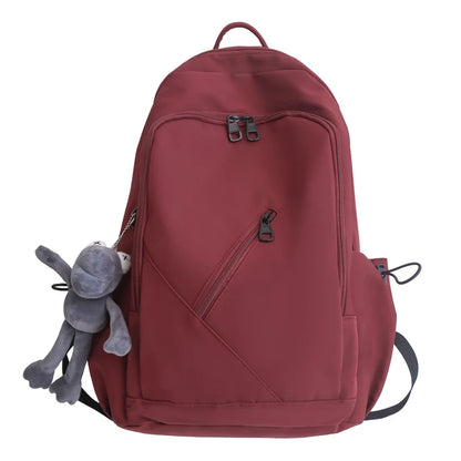 2024 New Waterproof Nylon Backpack for Women Multi-Pocket Travel Bagpack Female School Bag for Teenage Girls Boys Book Mochilas