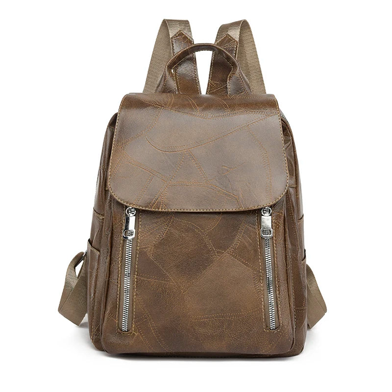 2024 New Women Backpack High Quality Leather Backpack Multifunction Shoulder Bags School Bags for Teenager Girls Bagpack Mochila