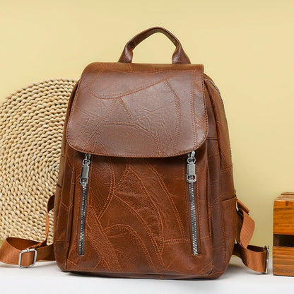 2024 New Women Backpack High Quality Leather Backpack Multifunction Shoulder Bags School Bags for Teenager Girls Bagpack Mochila