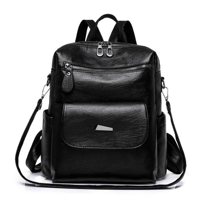 2024 New Women Backpack High Quality Leather Backpack Multifunction Shoulder Bags School Bags for Teenager Girls Bagpack Mochila