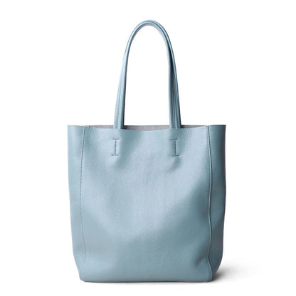 2024 New Women Bag Large Capacity Commuter Totes Simple Luxury Cowhide Leather Portable Shoulder Bag Versatile Casual Bolsos