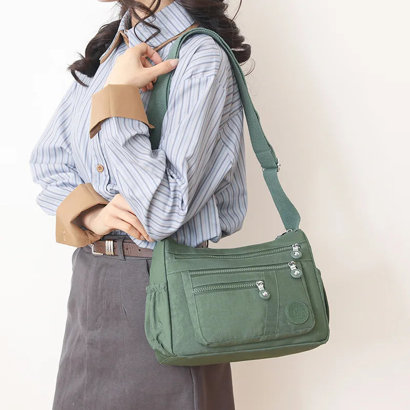 2024 New Women Bag  Waterproof Nylon Messenger Bags For Lady Crossbody Shoulder Bag Casual Handbags High Quality Multifunctional