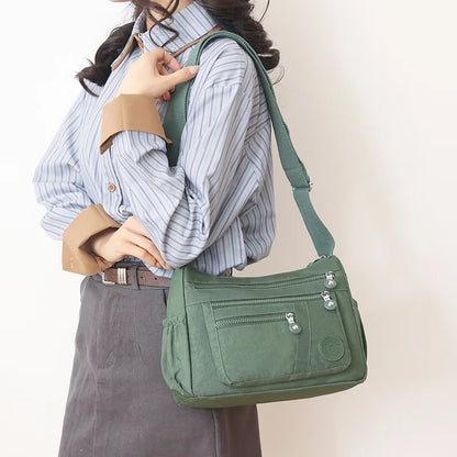 2024 New Women Bag  Waterproof Nylon Messenger Bags For Lady Crossbody Shoulder Bag Casual Handbags High Quality Multifunctional