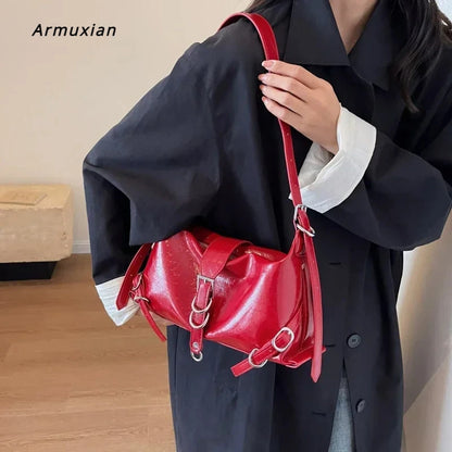 2024 New Women Bags Autumn Winter Fashion Simplicity High-capacity Crossbody Bags Advanced Shoulder Bag Solid Versatile Handbag