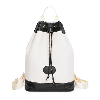 2024 New Women's Anti theft Backpack High Quality Large Capacity Soft Leather Bag Women's Fashion Trendy Bucket Bags Sac A Main