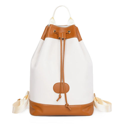 2024 New Women's Anti theft Backpack High Quality Large Capacity Soft Leather Bag Women's Fashion Trendy Bucket Bags Sac A Main