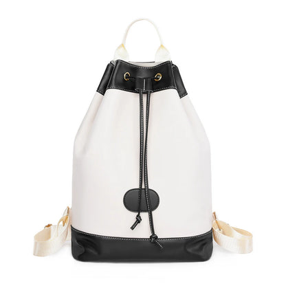 2024 New Women's Anti theft Backpack High Quality Large Capacity Soft Leather Bag Women's Fashion Trendy Bucket Bags Sac A Main