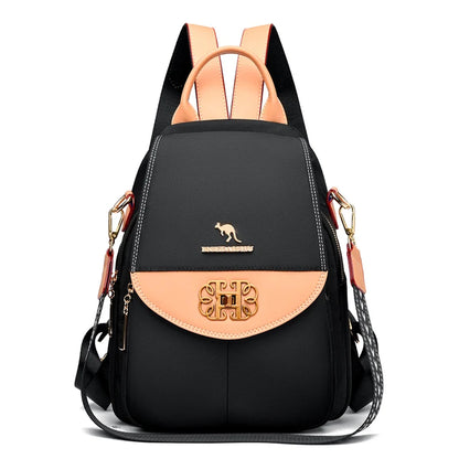 2024 New Women's Backpack High Appearance Oxford Cloth Female Shoulder Bag School Student Bags Large Capacity Travel Bolsas Sac