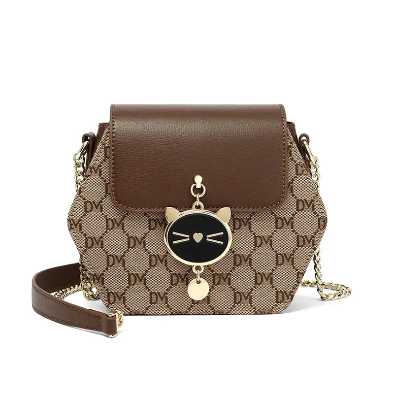 2024 New Women's Bag Crossbody Bag High-end Autumn and Winter Chain Bag Light Luxury Small Bags Luxury Designer Handbag