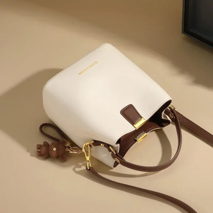 2024 New Women's Bag Genuine Leather Crossbody Bucket Bag Handbag Shoulder Bag Designer Bags Luxury