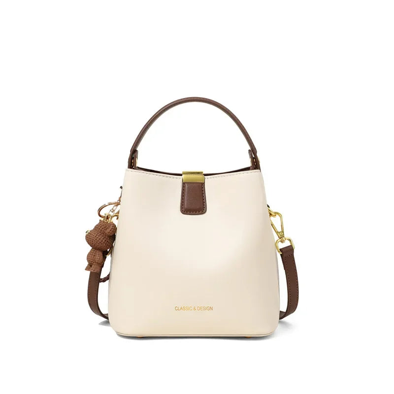 2024 New Women's Bag Genuine Leather Crossbody Bucket Bag Handbag Shoulder Bag Designer Bags Luxury