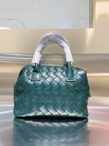 2024 New Woven Women's Bag Handheld Large Capacity Tote Single Shoulder Crossbody Bag