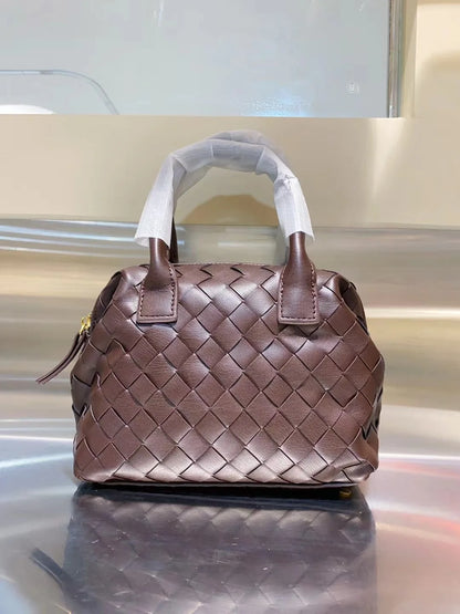2024 New Woven Women's Bag Handheld Large Capacity Tote Single Shoulder Crossbody Bag