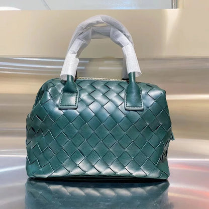 2024 New Woven Women's Bag Handheld Large Capacity Tote Single Shoulder Crossbody Bag