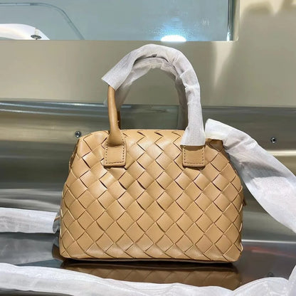 2024 New Woven Women's Bag Handheld Large Capacity Tote Single Shoulder Crossbody Bag
