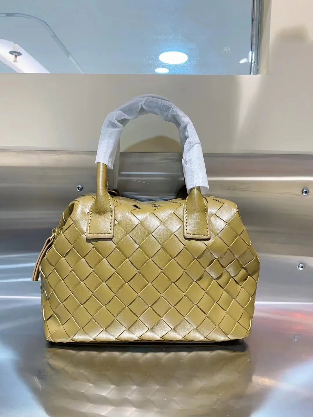 2024 New Woven Women's Bag Handheld Large Capacity Tote Single Shoulder Crossbody Bag