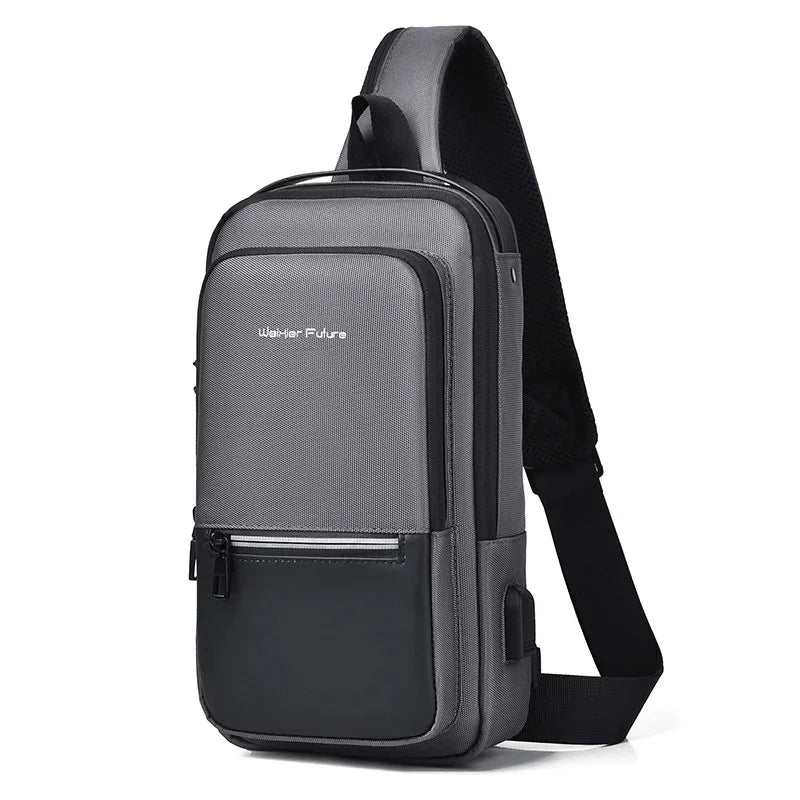 2024 New fashion shoulder Men chest large capacity Oxford Messenger waterproof crossbody s for men Travel bag