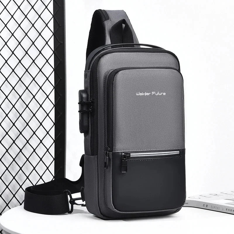 2024 New fashion shoulder Men chest large capacity Oxford Messenger waterproof crossbody s for men Travel bag