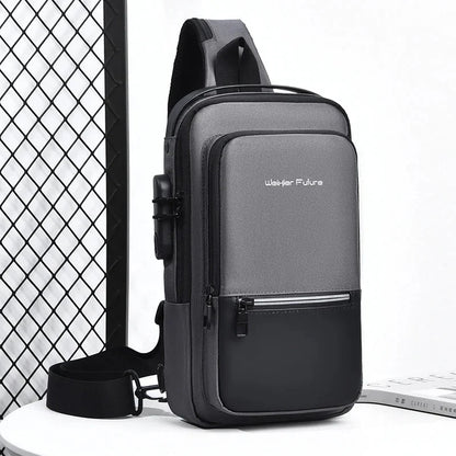 2024 New fashion shoulder Men chest large capacity Oxford Messenger waterproof crossbody s for men Travel bag