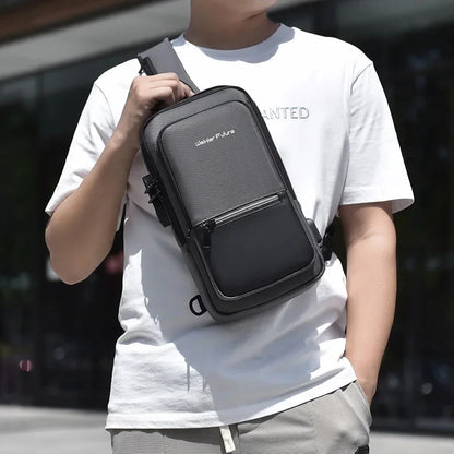 2024 New fashion shoulder Men chest large capacity Oxford Messenger waterproof crossbody s for men Travel bag