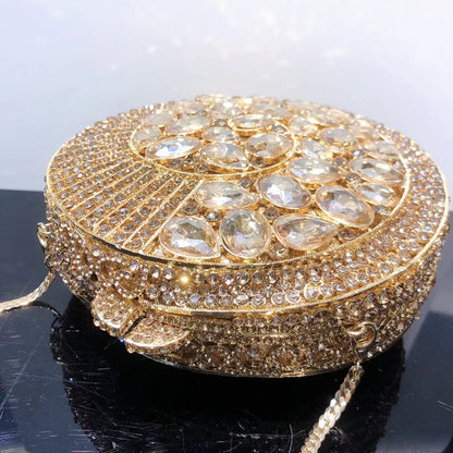 2024 New thread Designer Crystal Clutches Bags Women Diamond Evening Bags Prom Party Clutch Purse Wedding Handbag