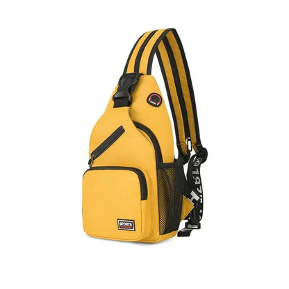 2024 Newly Women Casual Backpack Girls Chest with Earphone Hole Female Shoulder Multi-Functional Rucksacks Crossbody Bag